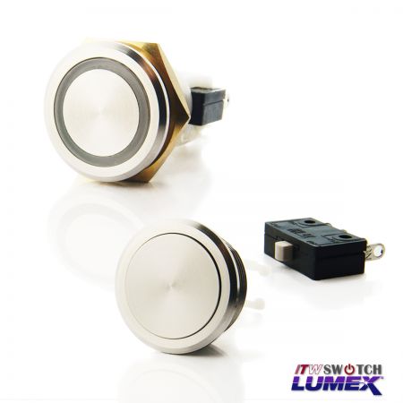 22mm 10Amp Pushbutton Switches - 22mm 10Amp High Current Waterproof Push Switches